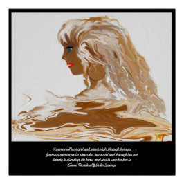 Ein weibliches Herz und Soul ist der Ort, an dem d Poster