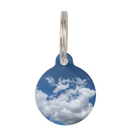 Ein weicher Fleck an Wolken Haustiermarke