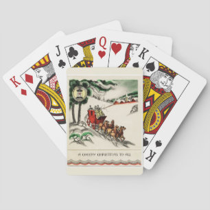 Ein Weihnachten auf dem Pferd und in der Ehe Spielkarten