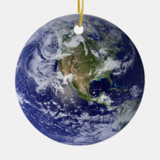 Ein Weihnachten auf der Erde Keramik Ornament