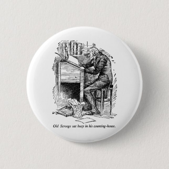 Ein Weihnachten Carol Button (Vorderseite)