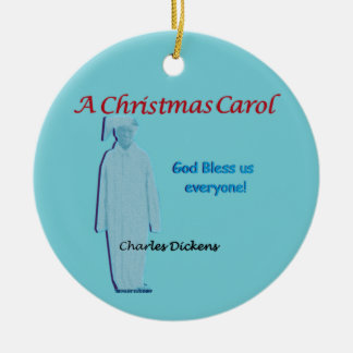Ein Weihnachten Carol Scrooge, "Gott segnen uns Keramik Ornament