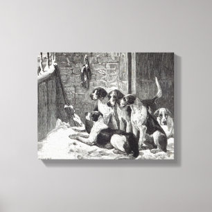 Ein Weihnachten Carol, "von der Freizeit-Stunde", Leinwanddruck