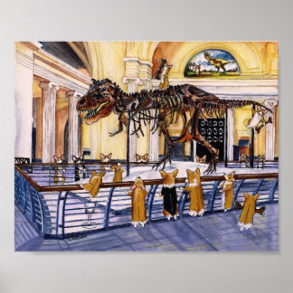 Ein weihnachtlicher Corgi Bodacious Knochen Bonanz Poster