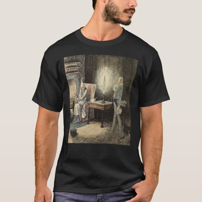 Ein Weihnachts-Carol-Scrooge Der Geist von Jacob M T-Shirt (Vorderseite)