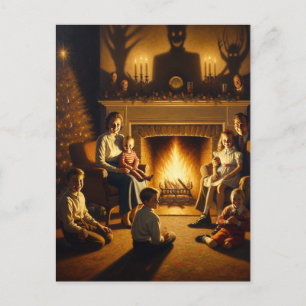 Ein Weihnachts-Horror Postkarte