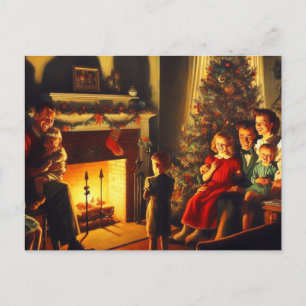 Ein Weihnachts-Horror Postkarte