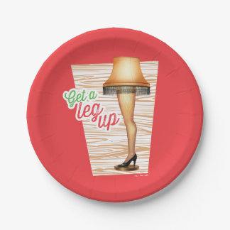 Ein Weihnachts-Lampe | Ein Leg hoch holen Pappteller