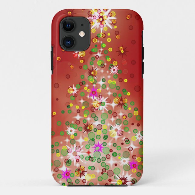 Ein Weihnachtsbaum, der glüht Case-Mate iPhone Hülle (Rückseite)