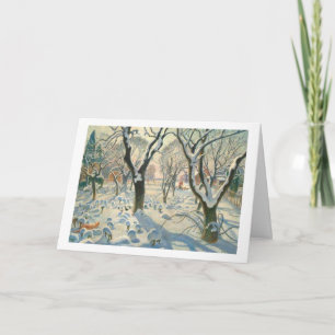 Ein Weihnachtsfox! Feiertagskarte