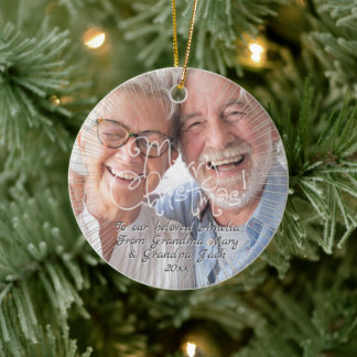 Ein Weihnachtsgeschenk für Ihr Lieblings-Person-Fo Keramik Ornament
