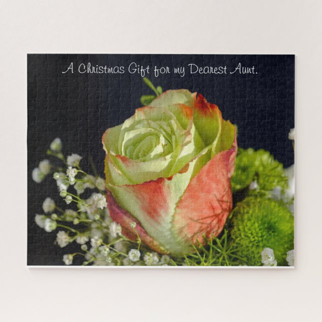 Ein Weihnachtsgeschenk für meine Liebste Tante. Puzzle (Horizontal)