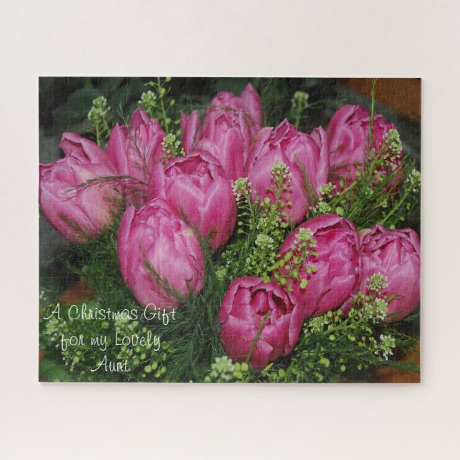 Ein Weihnachtsgeschenk für meine Liebste Tante. Puzzle (Horizontal)