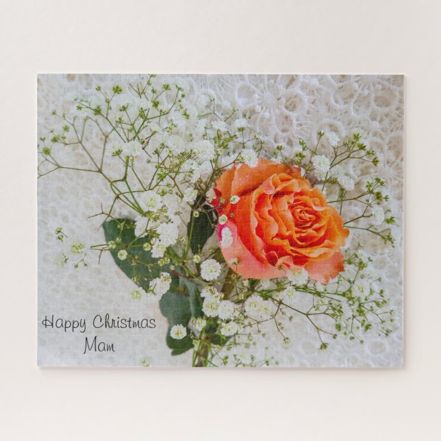 Ein Weihnachtsgeschenk für meine Mutter. Puzzle (Horizontal)