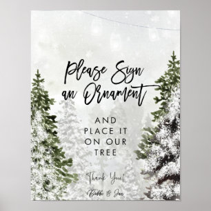 ein Weihnachtsgeschenk unterzeichnen Poster