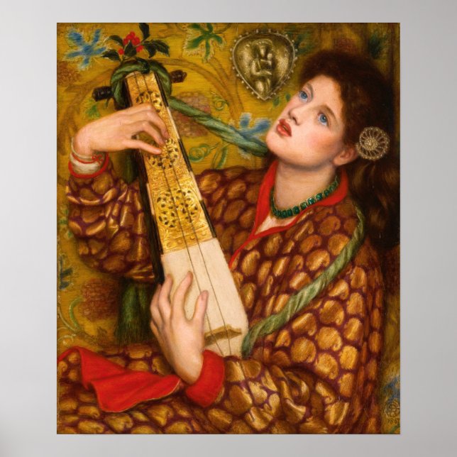 Ein Weihnachtslied der Vintagen Kunst Poster (Vorne)