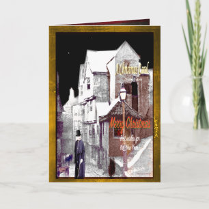 Ein Weihnachtslied Feiertagskarte