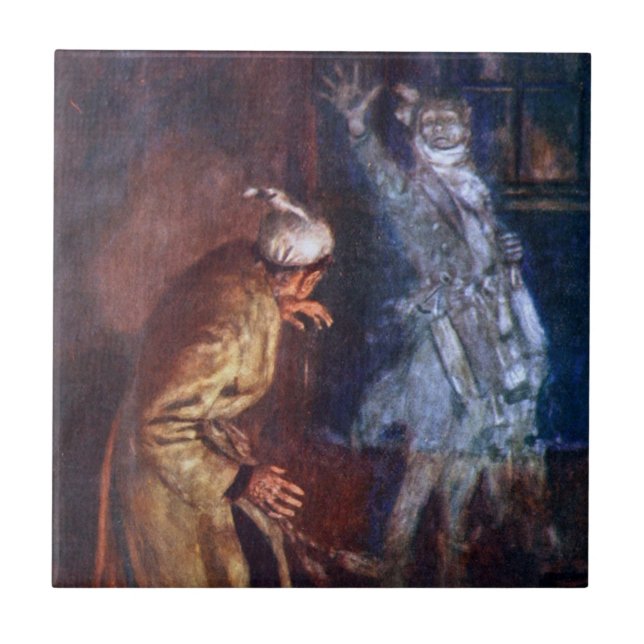 Ein Weihnachtslied: Marleys Geist Fliese (Vorderseite)