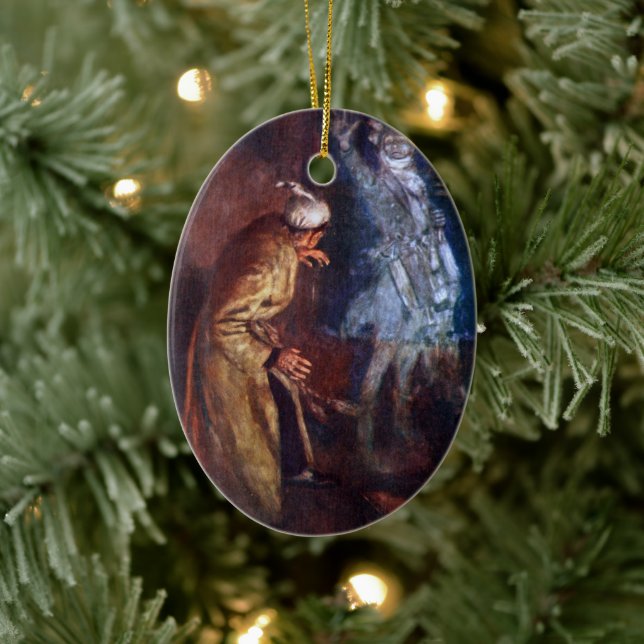 Ein Weihnachtslied: Marleys Geist Keramik Ornament (Baum)