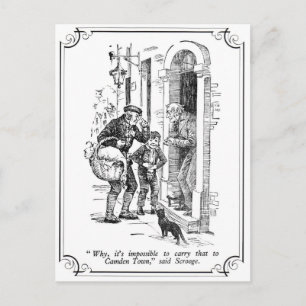 Ein Weihnachtslied: Warum ist es unmöglich Feiertagspostkarte