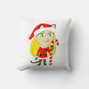 ein Weihnachtsmädchen Kissen