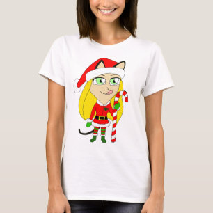 ein Weihnachtsmädchen T-Shirt