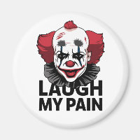 Ein weinendes Clowngesicht