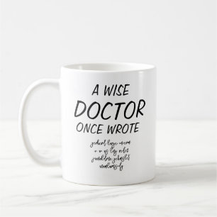 Ein Weiser Arzt schrieb einst Tasse • Geschenkidee