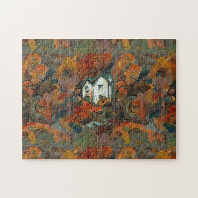 Ein Weiß- und Herbstbaum Puzzle (Horizontal)