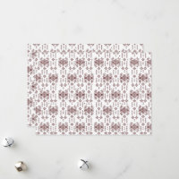 ein weißer Hintergrund mit rotem Muster