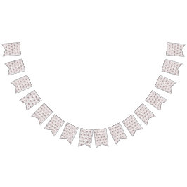 ein weißer Hintergrund mit rotem Muster Wimpelkette