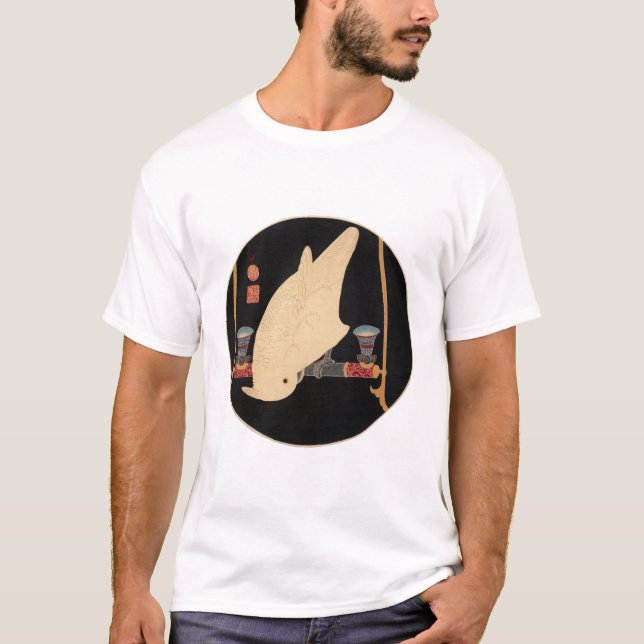 Ein weißer Macaw, Jakuchū T-Shirt (Vorderseite)
