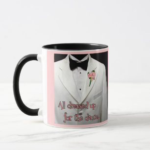 Ein weißer Sportwagen Tasse