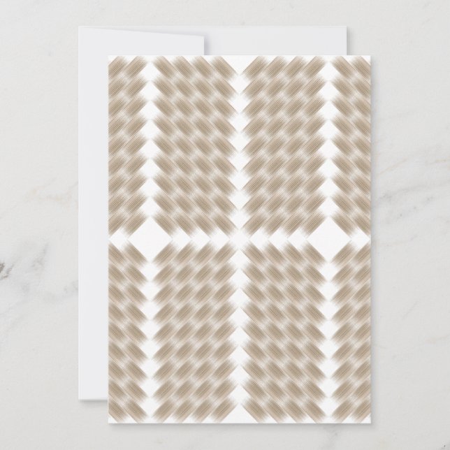 Ein weißes, gleichseitiges Dreieck, zentriert auf  Einladung (Vorderseite)