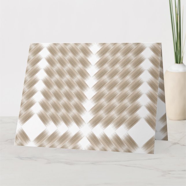 Ein weißes, gleichseitiges Dreieck, zentriert auf  Karte (Vorderseite)