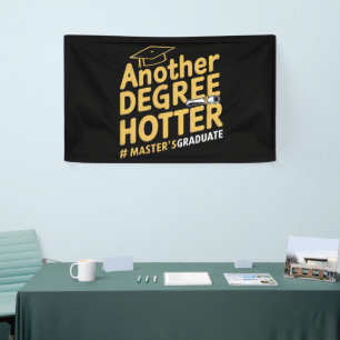 Ein weiterer Grad heißer Master-Abschluss Banner