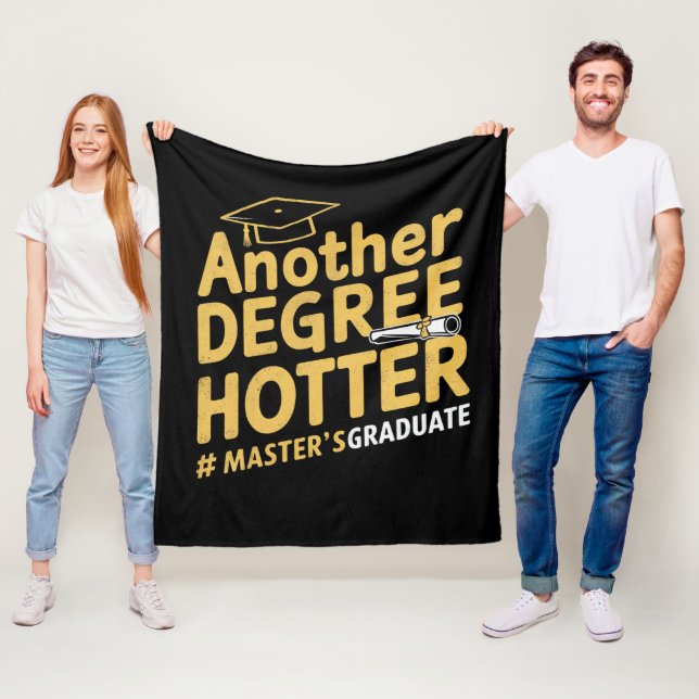 Ein weiterer Grad Hotter Master's Degree Abschluss Fleecedecke (Beispiel)