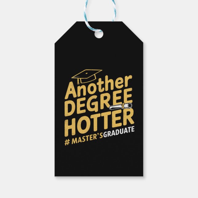 Ein weiterer Grad Hotter Master's Degree Abschluss Geschenkanhänger (Rückseite)