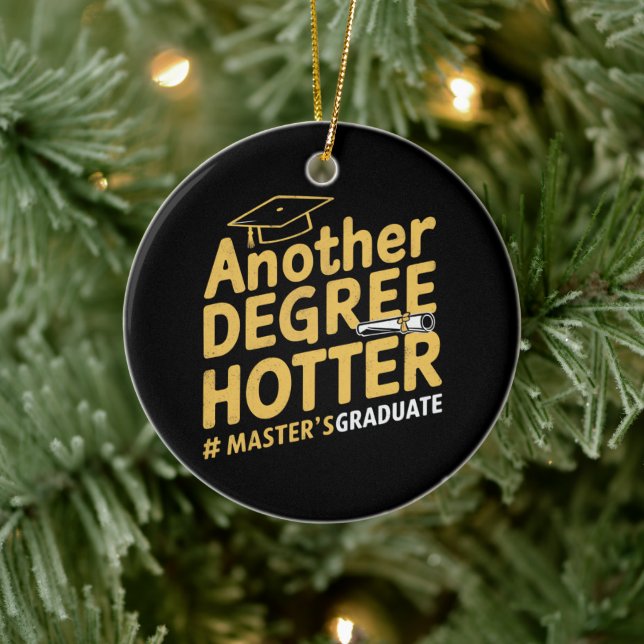 Ein weiterer Grad Hotter Master's Degree Abschluss Keramik Ornament (Baum)