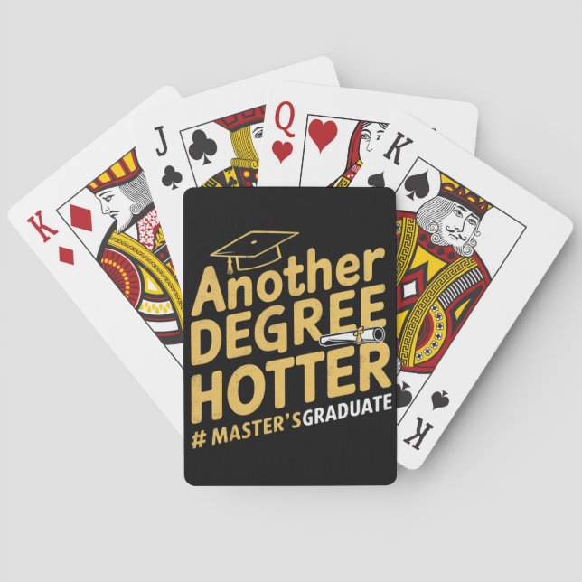 Ein weiterer Grad Hotter Master's Degree Abschluss Spielkarten (Rückseite)