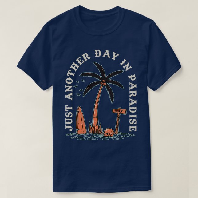 Ein weiterer Paradies-Tag T-Shirt (Design vorne)