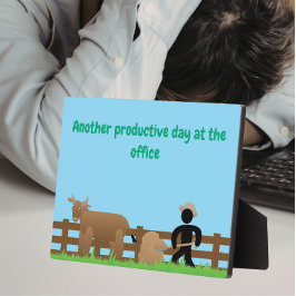 Ein weiterer produktiver Tag im Büro Fotoplatte