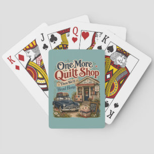 Ein weiterer Quilt-Shop im vintage Cottage-Stil Spielkarten