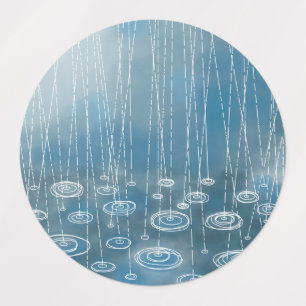 Ein weiterer Regentag Etiketten