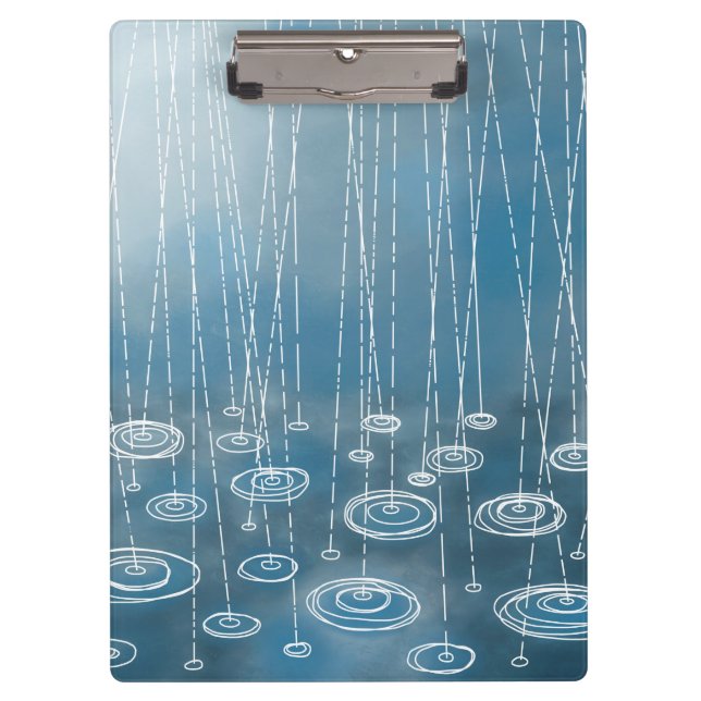 Ein weiterer Regentag Klemmbrett (Vorderseite)