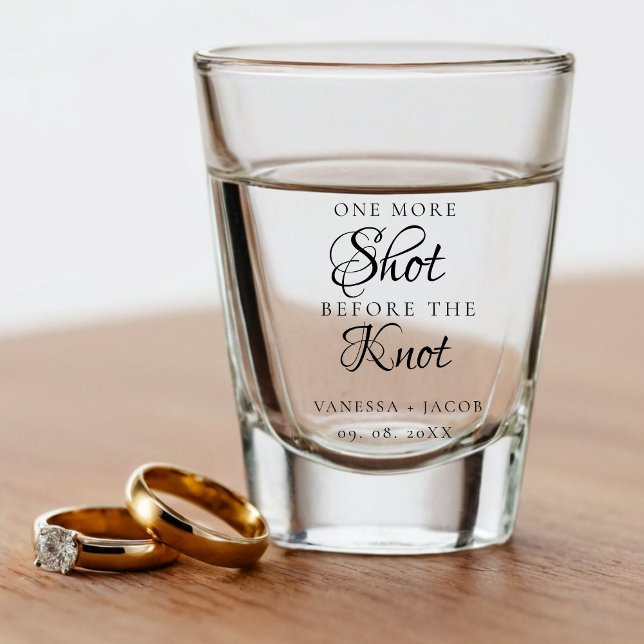 Ein weiterer Schuss bevor der Knoten Hochzeitsguns Schnapsglas (Von Creator hochgeladen)