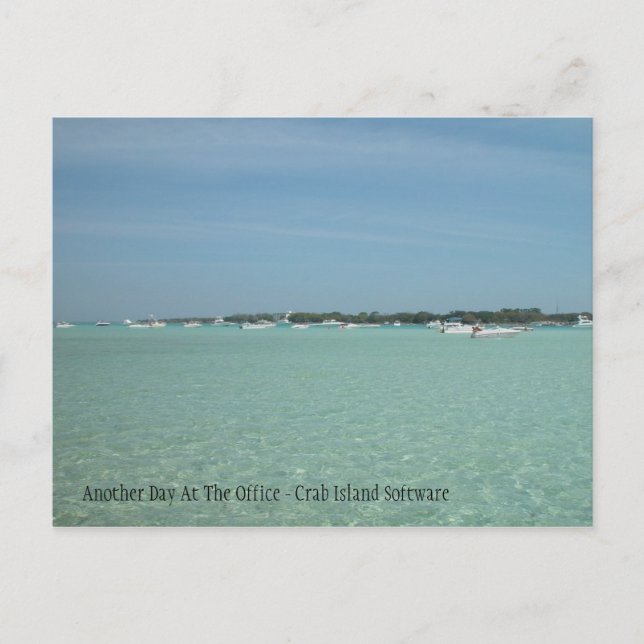 Ein weiterer Tag im Büro Postkarte (Vorderseite)