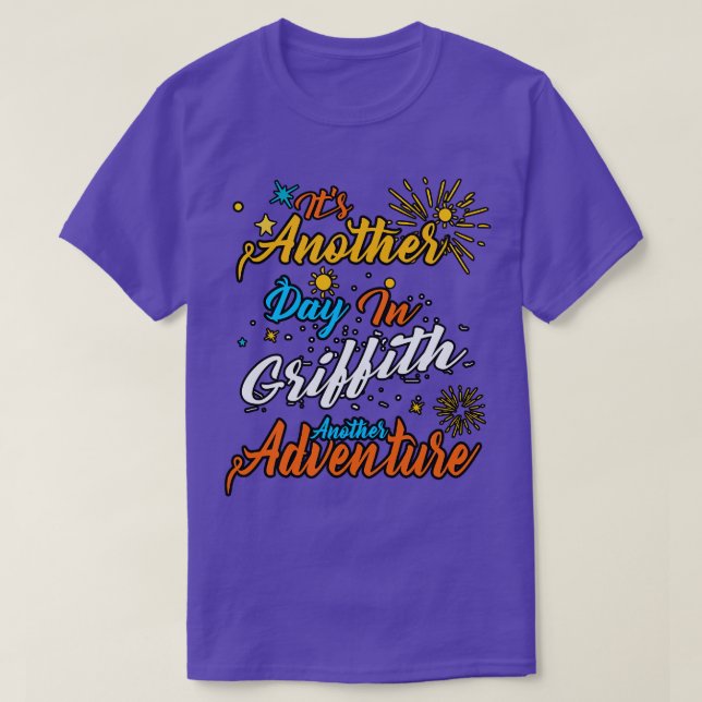 Ein weiterer Tag im Griffith-Abenteuer T-Shirt (Design vorne)