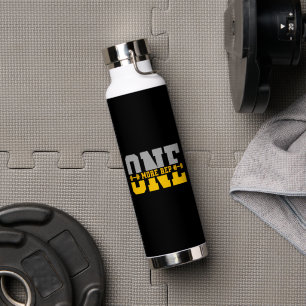 Ein weiterer Wiederholungs-Gym-Motivations-Krafttr Trinkflasche