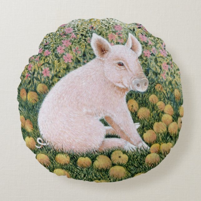 Ein weiteres Apple Rundes Kissen (Vorderseite)